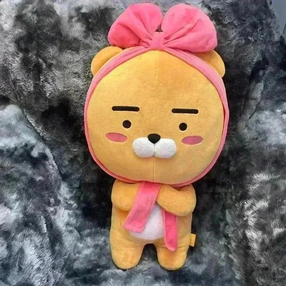 Kakaofriends Soft Plush 24" Ryan with Bow 2017 Special Edition - Picture 1 of 16